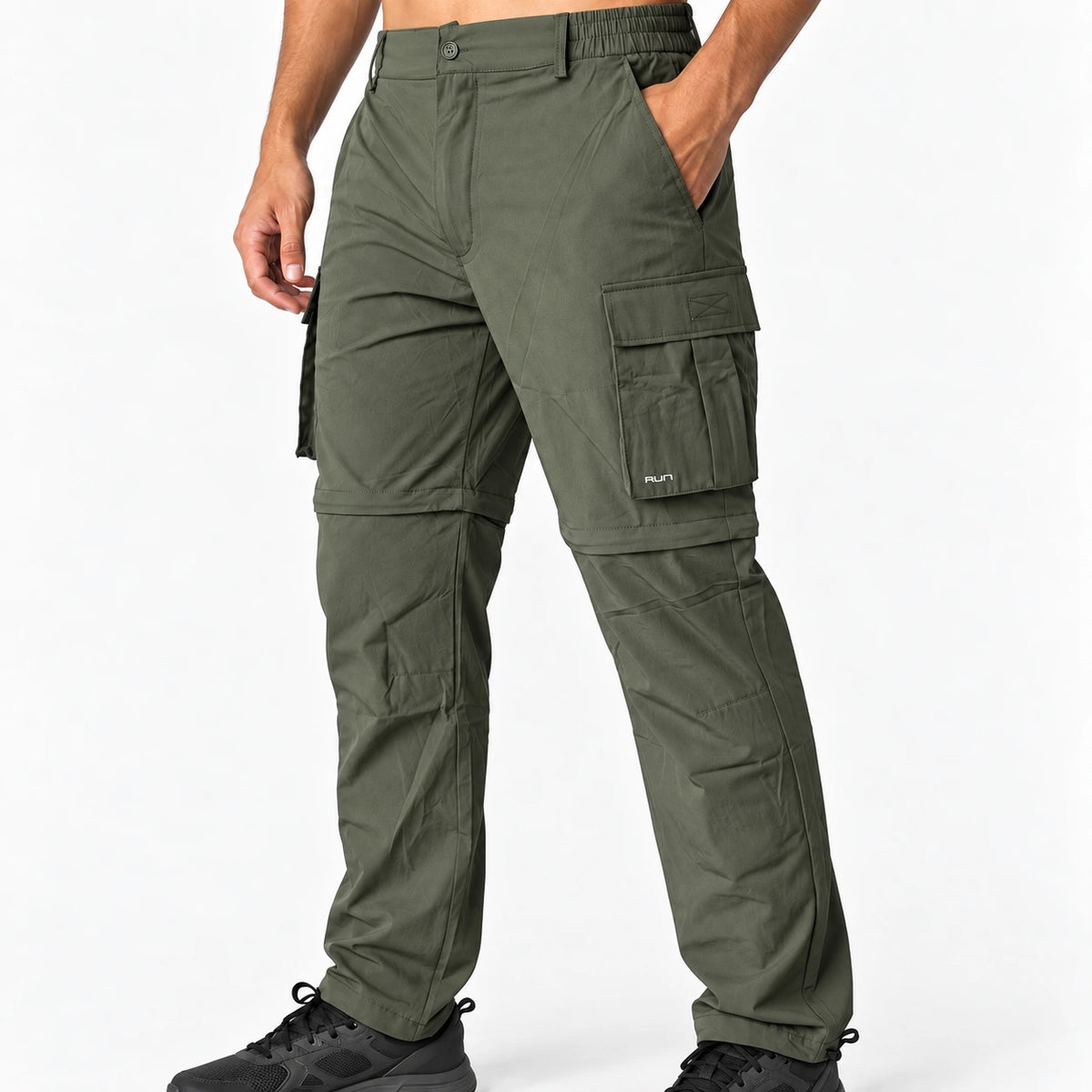 Calça Masculina Conversível em Bermuda 2 em 1