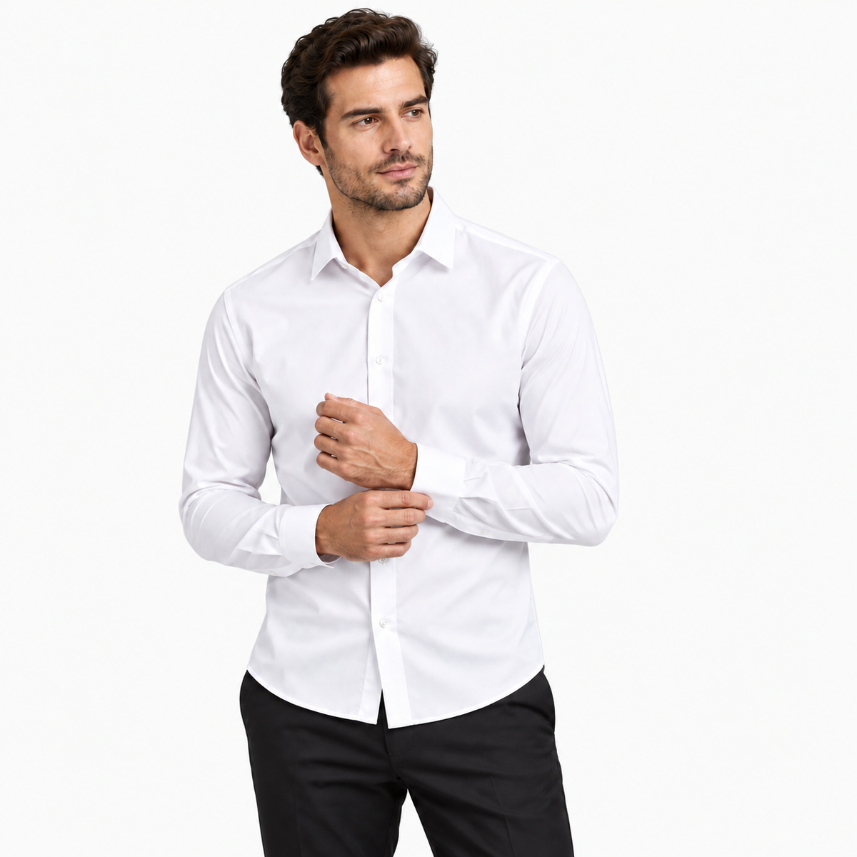 Camisa Social Masculina Manga Longa Premium