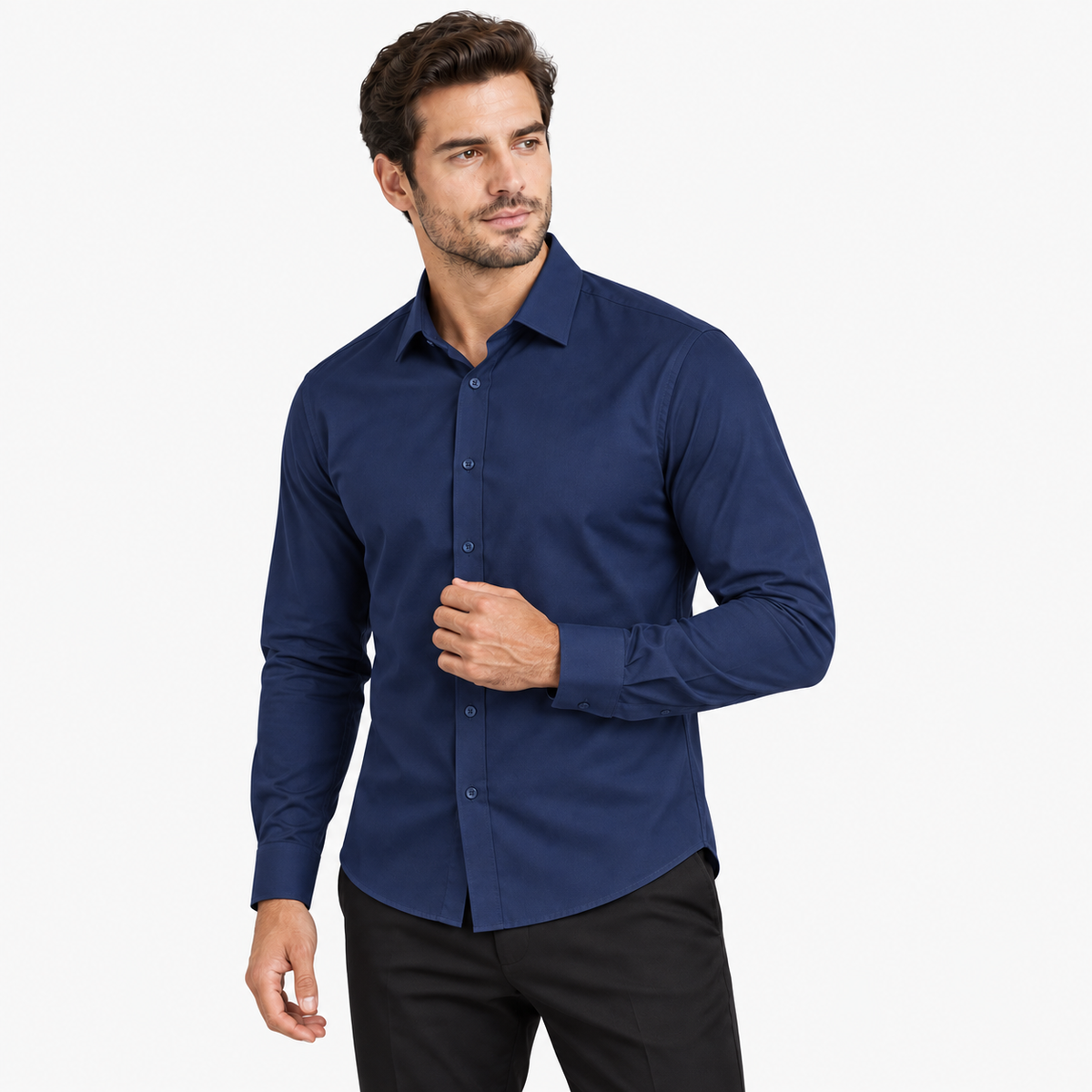 Camisa Social Masculina Manga Longa Premium