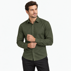 Camisa Social Masculina Manga Longa Premium