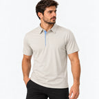 Camisa Polo Masculina em Tecido Tecnológico