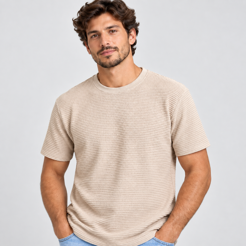 Camiseta Masculina Texturizada
