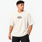 Camiseta Masculina Oversized Estampa Cristã Amai-vos