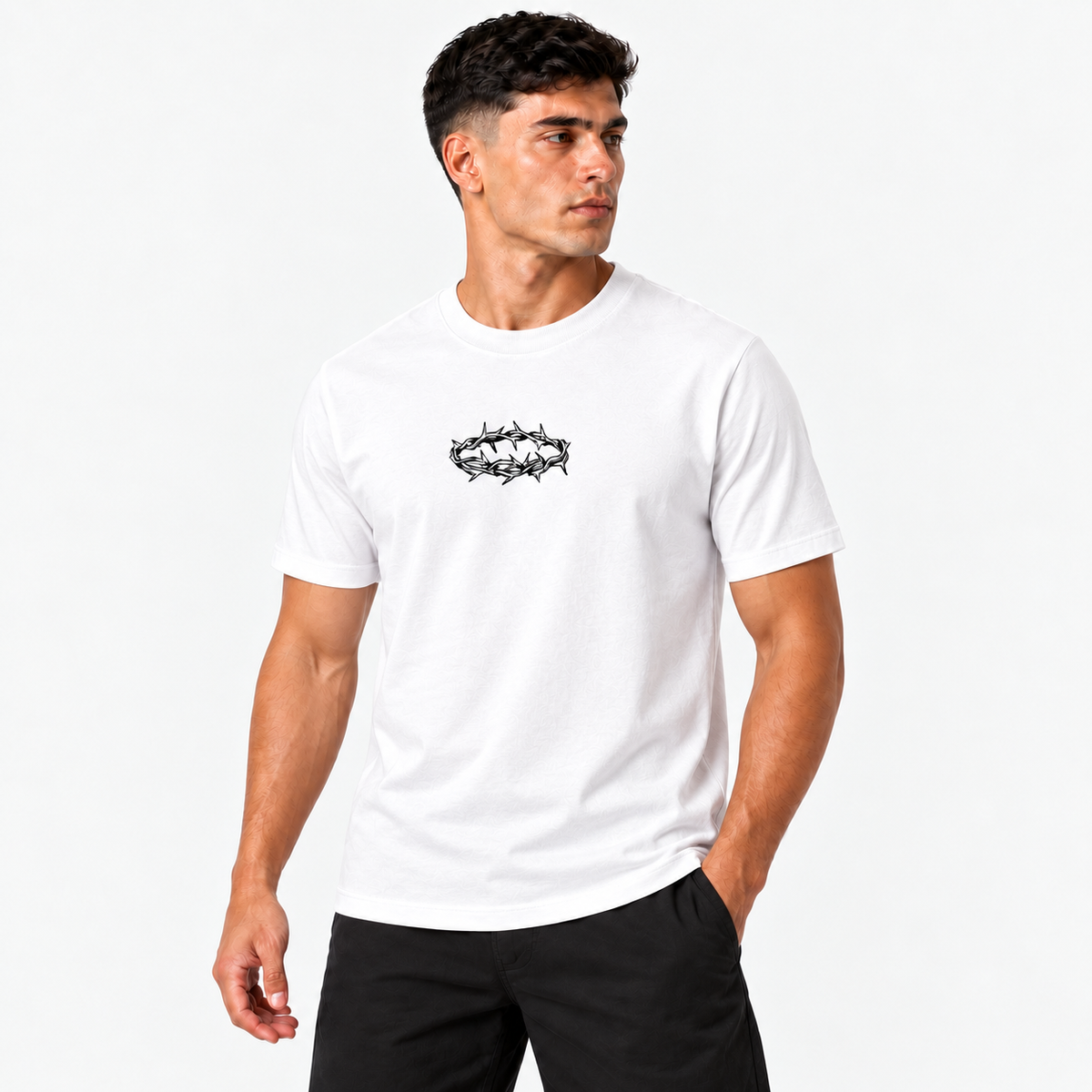 Camiseta Masculina Estampa Cristã Amai-vos