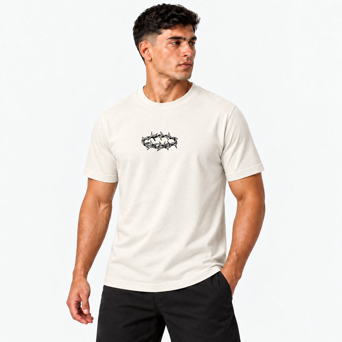 Camiseta Masculina Estampa Cristã Amai-vos