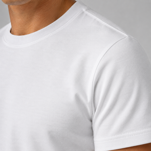 Camiseta Masculina Algodão 30.1 Penteado