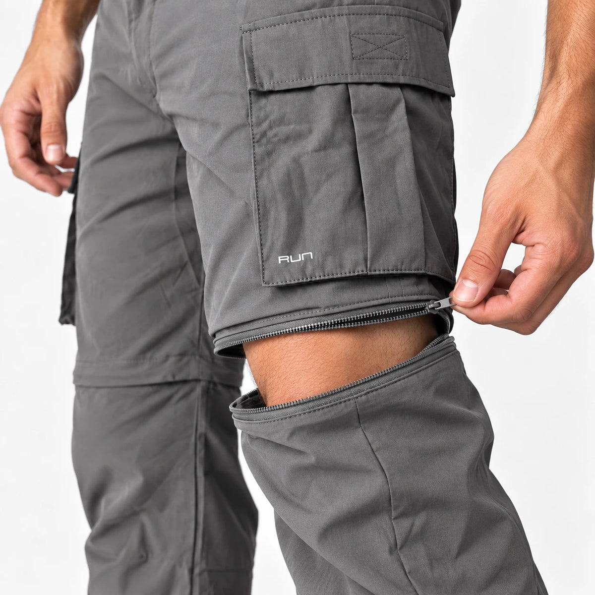 Calça Masculina Conversível em Bermuda 2 em 1