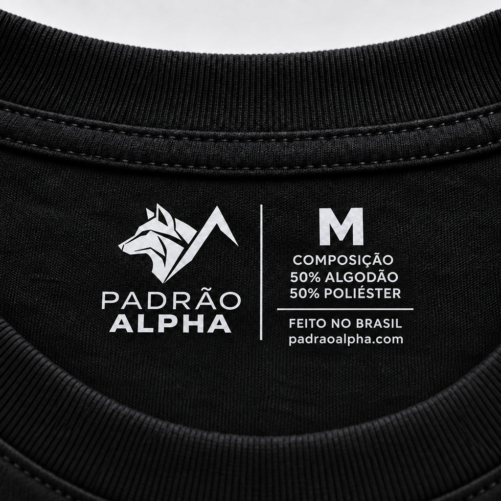 Camiseta Masculina Texturizada em Malha Waffle