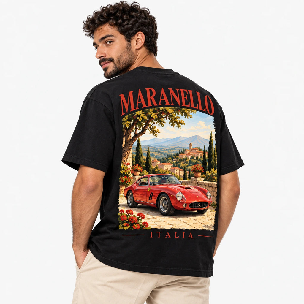 Camiseta Masculina Oversized Maranello Itália