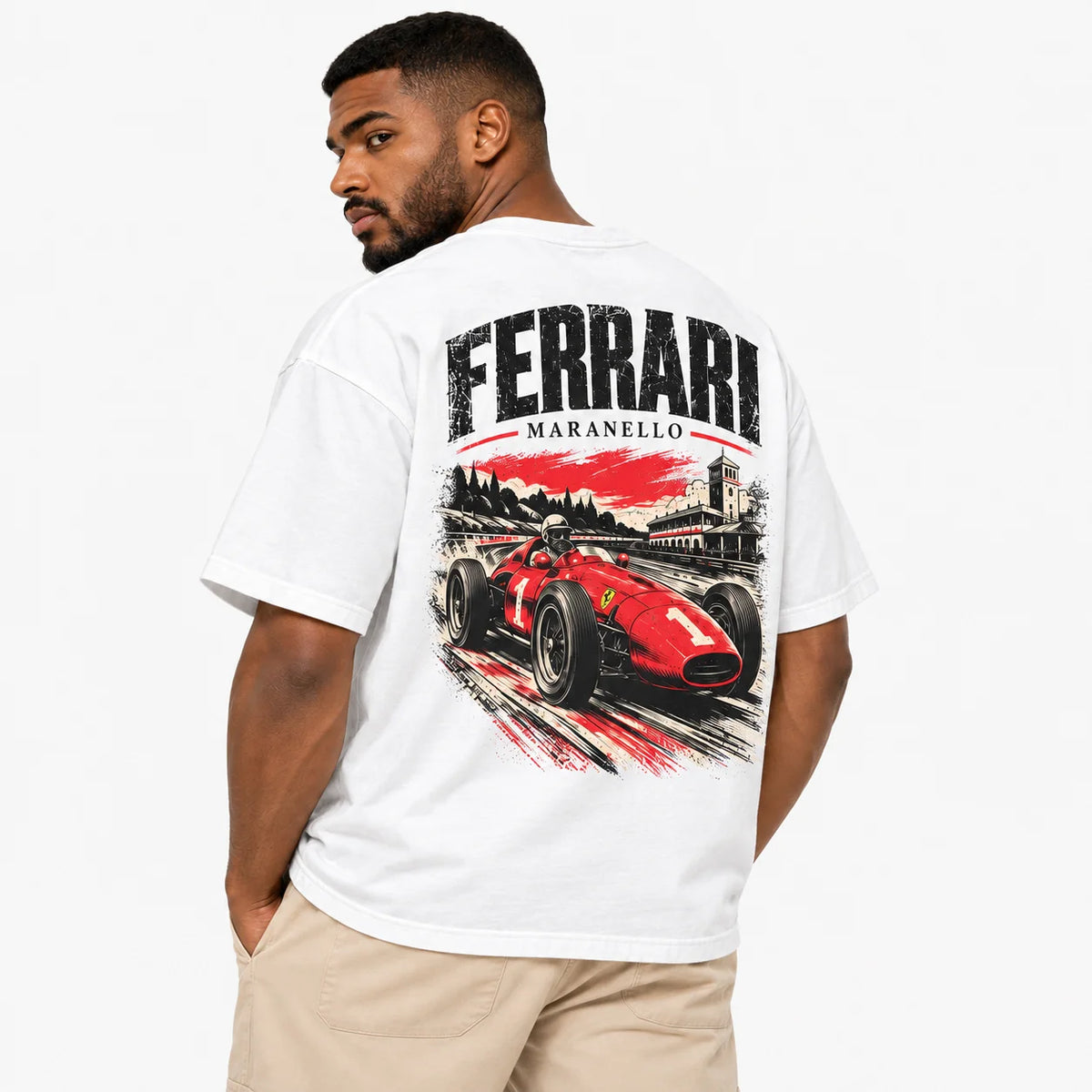Camiseta Masculina Oversized Maranello