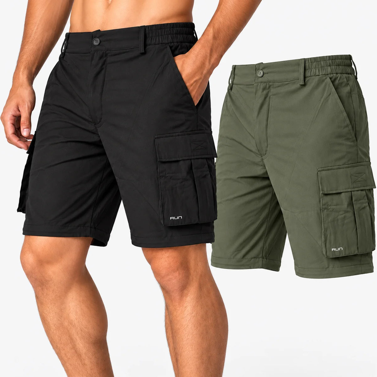 Kit 2 Calças Masculinas Conversíveis em Bermuda 2 em 1