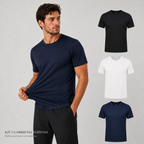 Kit 3 Camisetas Egípcias Masculina Premium