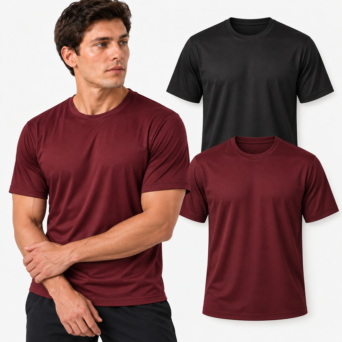 Kit 2 Camisetas Masculinas Dry Fit