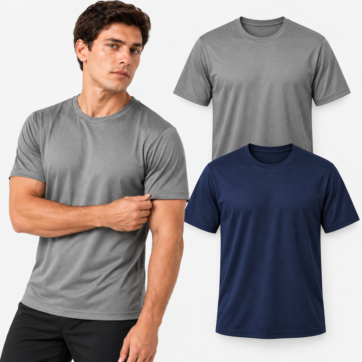 Kit 2 Camisetas Masculinas Dry Fit