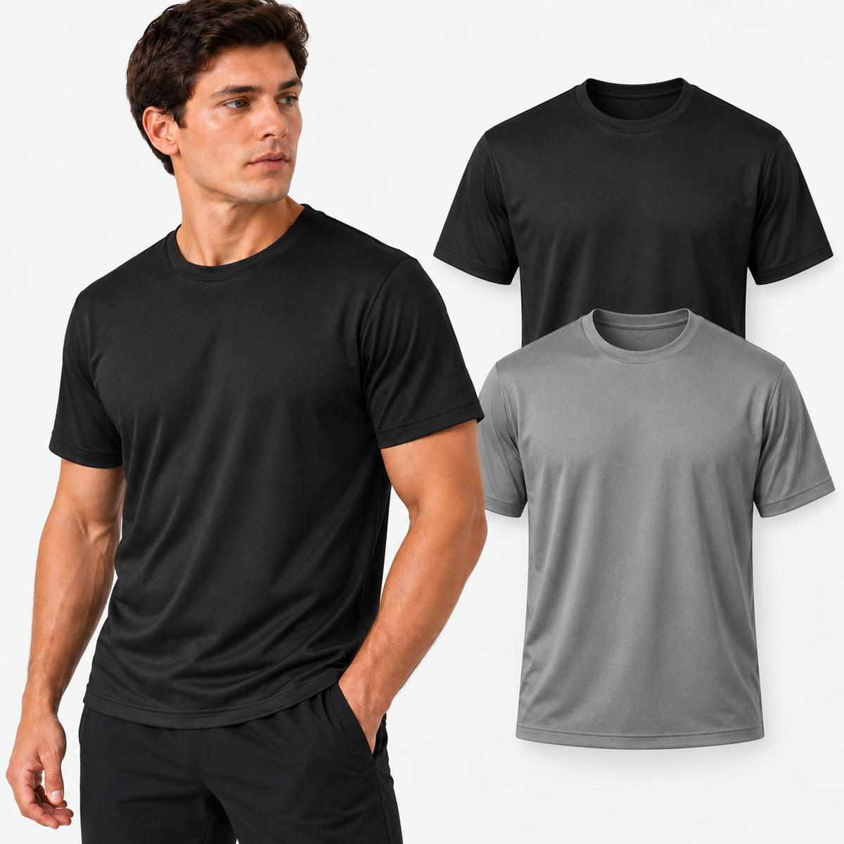 Kit 2 Camisetas Masculinas Dry Fit
