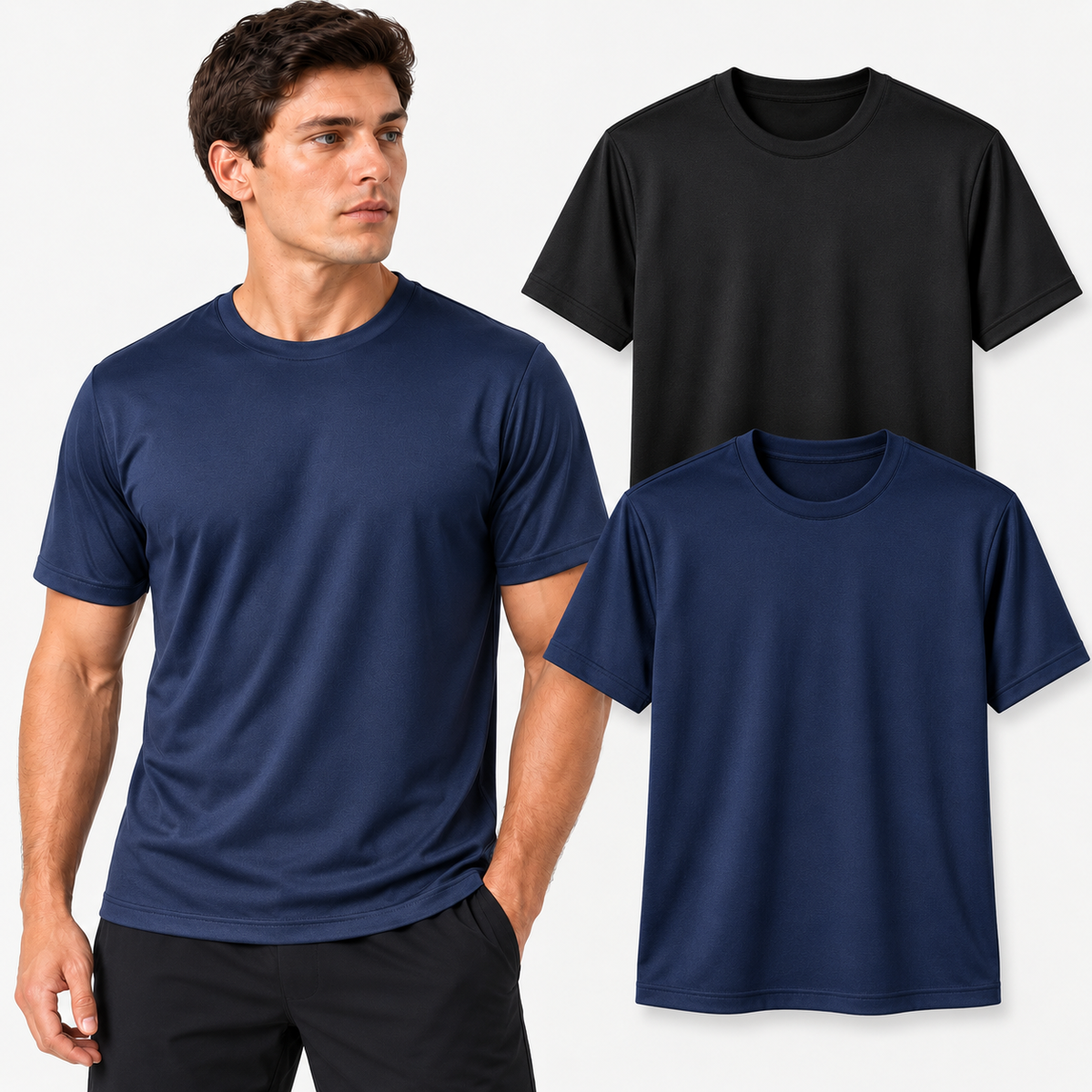 Kit 2 Camisetas Masculinas Dry Fit