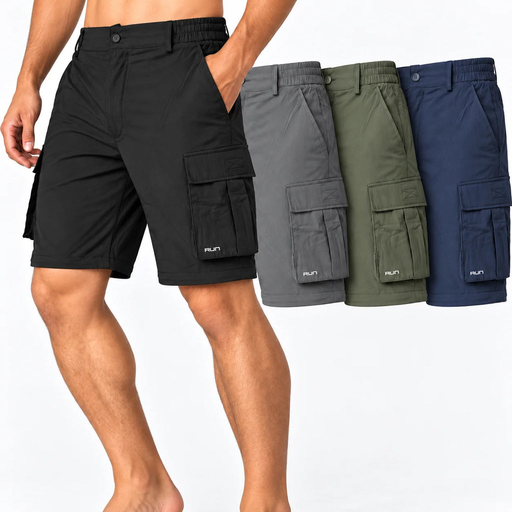 Kit 4 Calças Masculinas Conversíveis em Bermuda 2 em 1
