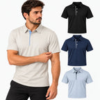 Kit 4 Camisas Polos Masculinas em Tecido Tecnológico