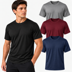 Kit 4 Camisetas Masculinas Dry Fit Respirável