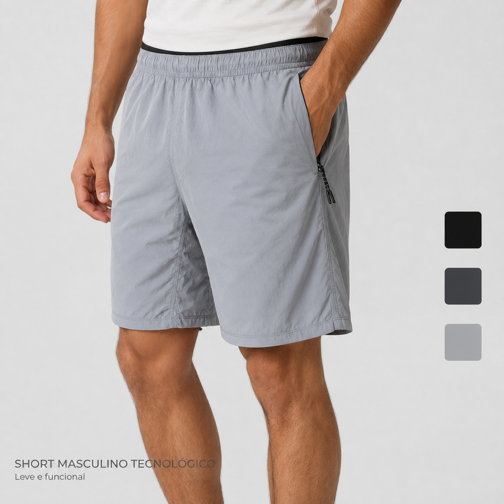 Short Masculino Tecnológico Impermeável